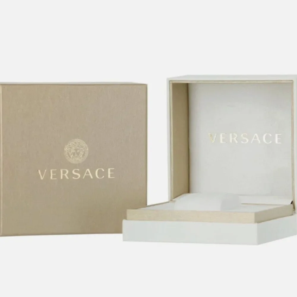 Versace Mens Two Tone 43mm Bracelet Watch